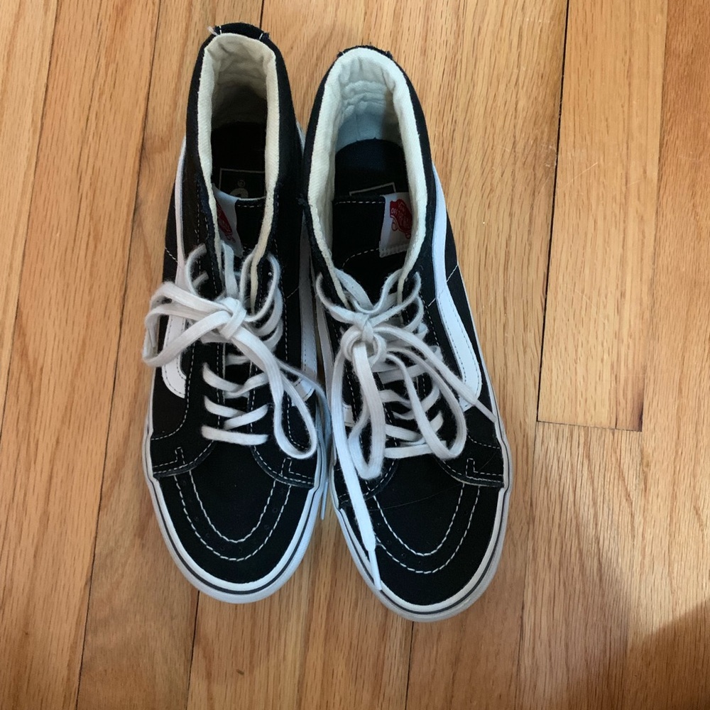 black high top vans